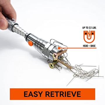 Extendable Magnetic Flashlight & Pickup Tool for Men