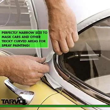 Masking Tape (Huge Pack of 6) Each Roll is ¾ x 33 Yards - Approved for Interior or Exterior Use - Easy to Write On - Industrial or Household Use