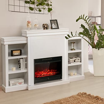 Elegant Tangkula 70 Inch Freestanding Mantel Stand
