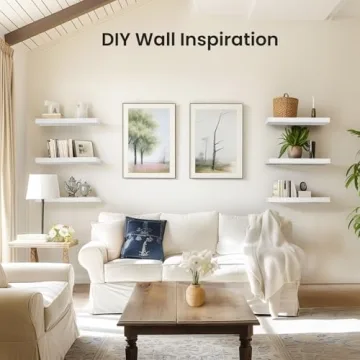 AMADA HOMEFURNISHING Floating Shelves - Set of 3