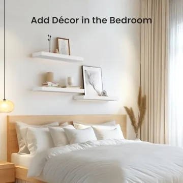 AMADA HOMEFURNISHING Floating Shelves - Set of 3