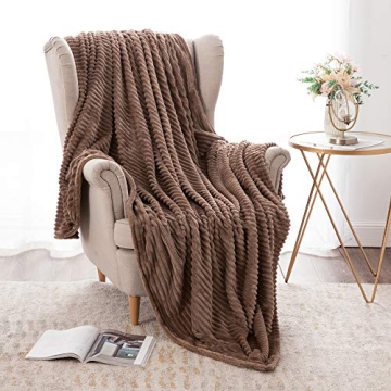 MIULEE Soft Lightweight Fleece Blanket for All Seasons