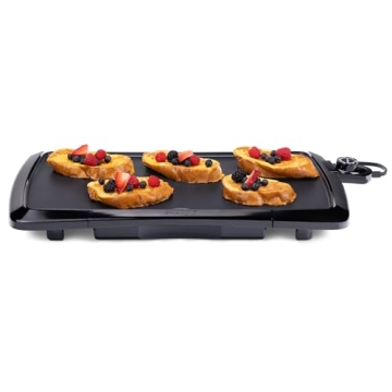 Presto Electric Griddle with Cool Touch & Nonstick Surface