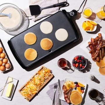 Presto Electric Griddle with Cool Touch & Nonstick Surface