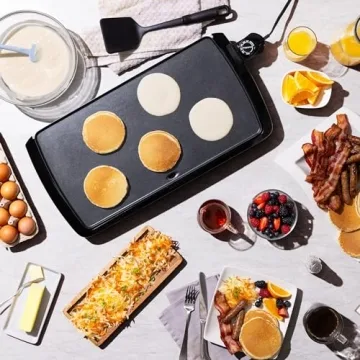 Presto Electric Griddle with Cool Touch & Nonstick Surface