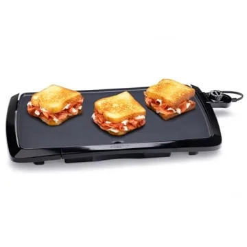 Presto Electric Griddle with Cool Touch & Nonstick Surface