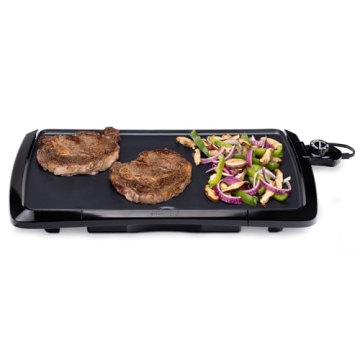 Presto Electric Griddle with Cool Touch & Nonstick Surface