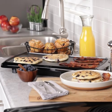 Presto Electric Griddle with Cool Touch & Nonstick Surface