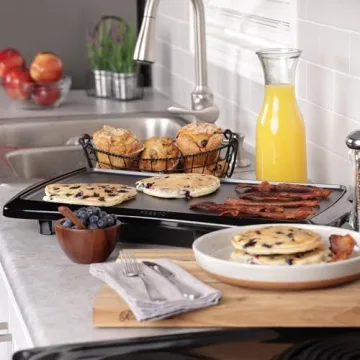 Presto Electric Griddle with Cool Touch & Nonstick Surface