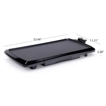 Presto Electric Griddle with Cool Touch & Nonstick Surface