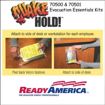 QuakeHOLD! Evacuation Essentials Plus Kit for Safety