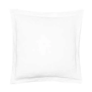 Levtex Home 100% Linen Euro Sham Soft White Elegant Design