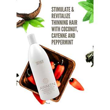 SURFACE Hair Awaken Therapeutic Conditioner, Healthy Hair Conditioner with Protein, Thickening Conditioner, Treatment for Thinning Hair and Hair Loss, 33.8 oz