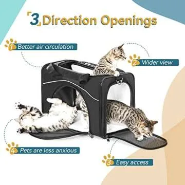 Petsfit Two-Way Pet Carrier for Small Pets - Airline Approved