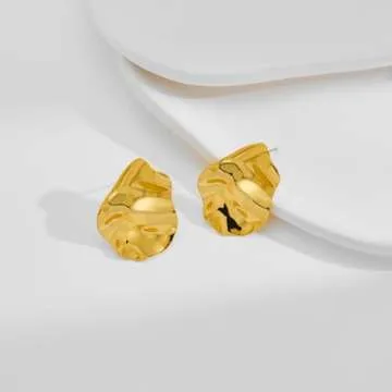 Shop INNERDIVA Irregular Geometric Gold Earrings for Women