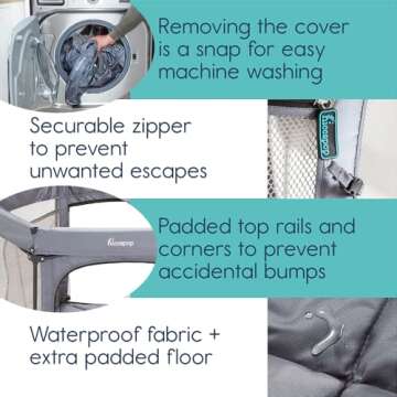 Versatile hiccapop 53” PlayPod Outdoor Baby Playpen