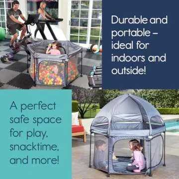 Versatile hiccapop 53” PlayPod Outdoor Baby Playpen