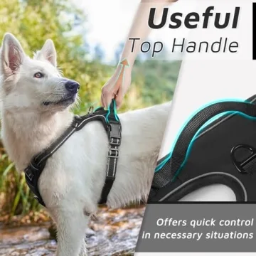 Eagloo Dog Harness Adjustable No Pull for Large Dogs