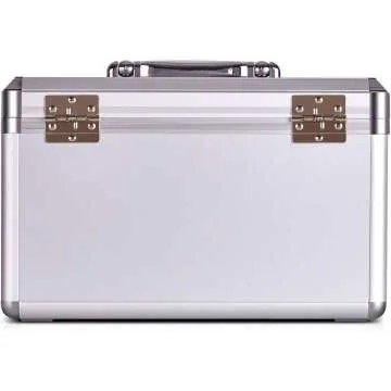 Jssmst Locking Medicine Box for First Aid Essentials