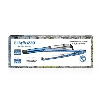 BaBylissPRO BaBylissPRO Nano Titanium 1" Ultra-Thin Flat Iron & 1" Wand - Prepack, 1 ct.