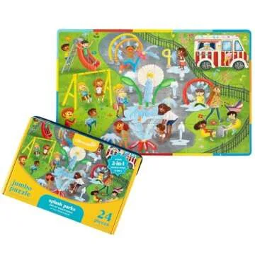 Upbounders Splash Parks & Ice Cream Puzzle - 24 Piece Kids Puzzle