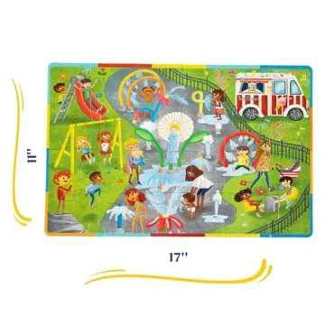 Upbounders Splash Parks & Ice Cream Puzzle - 24 Piece Kids Puzzle
