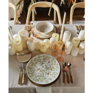 Luxury Hand-Blown Saludi Light Peach Wine Glasses Set