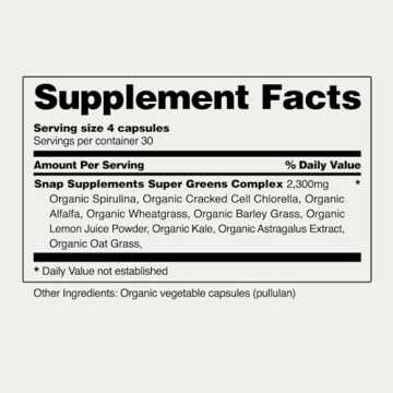 Organic Spirulina Chlorella Capsules Boost Energy & Health