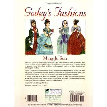 Godey's Fashions Coloring Book (Dover Fashion Coloring Book)