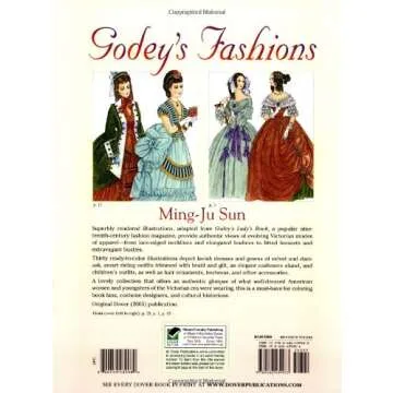 Godey's Fashions Coloring Book (Dover Fashion Coloring Book)