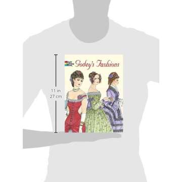 Godey's Fashions Coloring Book (Dover Fashion Coloring Book)
