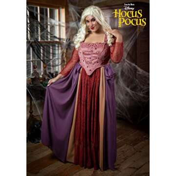 Disney Hocus Pocus Sarah Sanderson Costume for Women - Sanderson Sisters Cosplay Dress - Officially ...