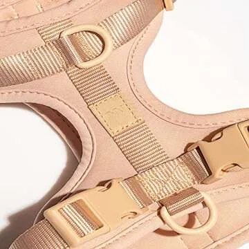 Wild One Dog Harness, The Original No-Pull, Pet Harness with 3 Leash Clips, Adjustable Soft Padded Dog Vest, Comfortable, Stretchy, Size XS, Tan