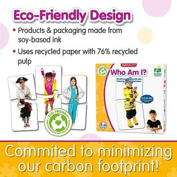 The Learning Journey: Match It! - Who Am I? - 20 Piece Self-Correcting Matching Puzzle Set - Diversity Toys for Toddlers Ages 3 and Up - Award Winning Toys