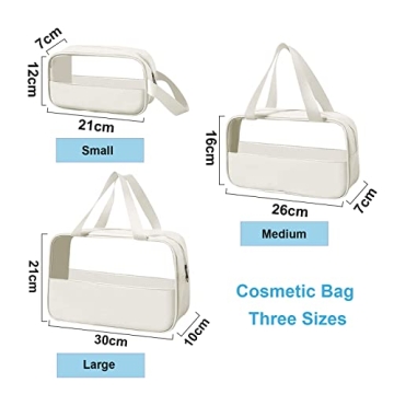 ComboFix Waterproof Toiletry Bag Set for Travel Organization