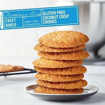 Tate's Bake Shop Gluten Free Coconut Crisp Cookies, Gluten Free Cookies, 7 oz