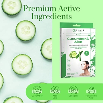 Hydrating Cucumber & Aloe Face Mask for Healthy Skin