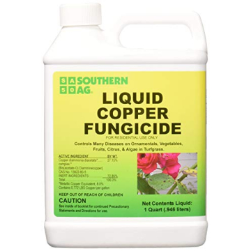 Southern Ag Liquid Copper Fungicide 32oz Quart for Gardens