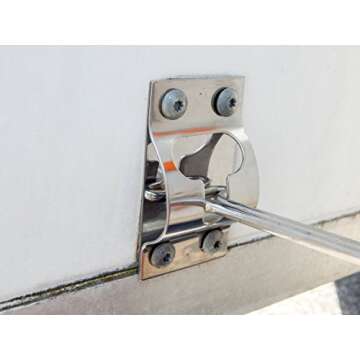 Durable Red Hound Auto Stainless Steel Door Catch Holder