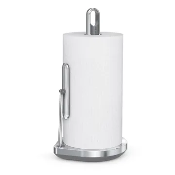 simplehuman Standing Paper Towel Holder with Spray Pump