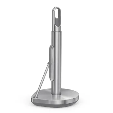simplehuman Standing Paper Towel Holder with Spray Pump