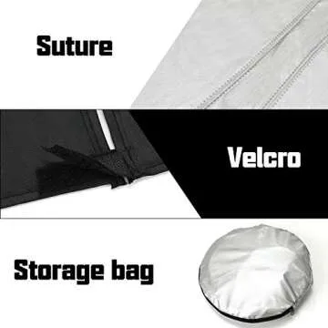 D-Lumina RAV-4 Windshield Sunshade Compatible with 2019 2020 2021 2022 2023 2024 2025 Toyota RAV4 - Foldable Front Window Sun Shade Shield Protector