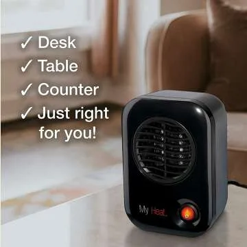 Lasko MyHeat Personal Mini Space Heater - Compact & Efficient
