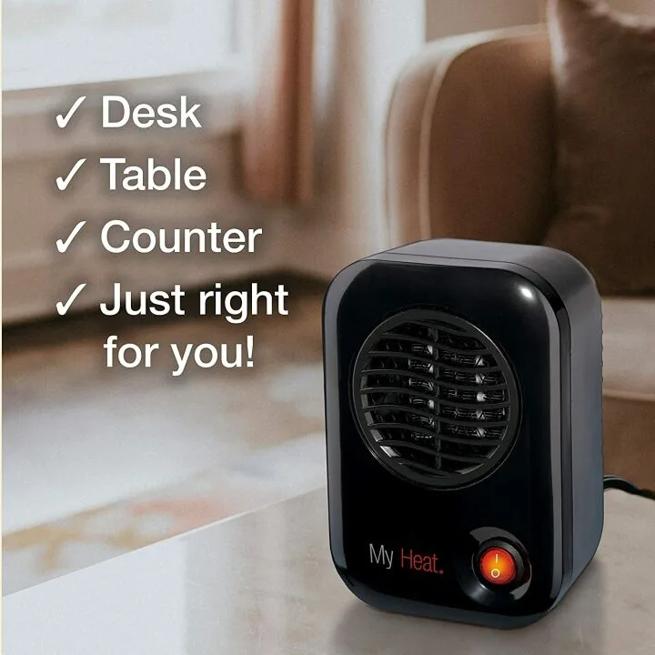 Lasko MyHeat Personal Mini Space Heater - Compact & Efficient