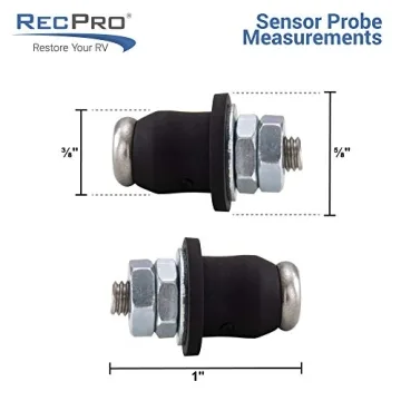 RecPro RV Water Screw-in Tank Probe Sensors | Fresh, Gray or Black Water Tank | Made in USA | 6 Pack