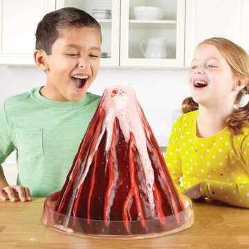 Learning Resources Erupting Volcano Model - Fun Science Learning For Kids 6+
