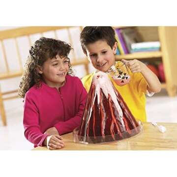 Erupting Volcano Model for Kids, Ages 6+, Science Fun