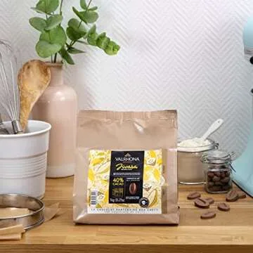 Valrhona JIVARA 40% Cacao Premium Baking Chocolate Discs