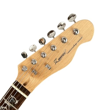 ZUWEI Semi Hollow Body Electric Guitar with Stunning Finish