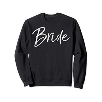 Cute Matching Getting Ready Bride & Groom Wedding Gifts Sweatshirt